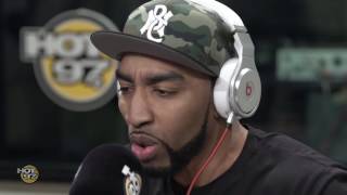 Mysonne Freestyles on Flex Hot 97 Video [upl. by Dalis]