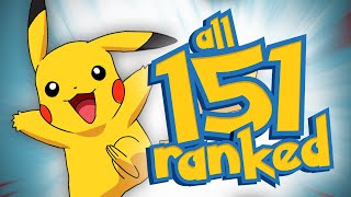 Ranking All 151 Original Pokémon From Worst To Best [upl. by Leamaj64]