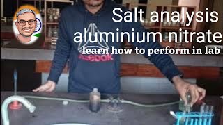 salt analysis aluminium nitrate neet [upl. by Annanhoj]