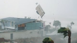 Extreme 4K Video of Category 5 Hurricane Michael [upl. by Ennovehc697]