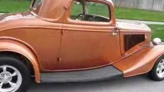 1934 Ford 3Window Coupe Hotrod [upl. by Auqined]