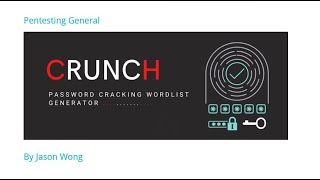 Pentesting General  Crunch Tutorial  Wordlist Generator [upl. by Aihseya]