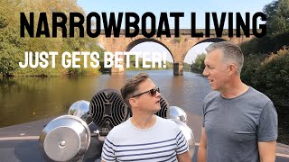 81 Narrowboat Life Just Gets Better  Stunning English River Cruise [upl. by Hanonew]