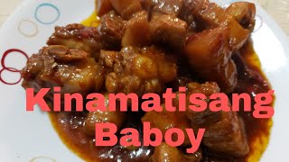 Kinamatisang Baboy RecipeOslocVlog [upl. by Kadner]