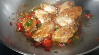 Simple dinner StirFry Chicken Wings with Oyster sauce aries19simple [upl. by Islek]