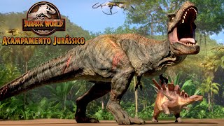 Darius Corre Mais Que Um Raptor  JURASSIC WORLD ACAMPAMENTO JURÁSSICO  Netflix [upl. by Otsuaf718]