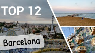 BARCELONA  TOP 12 Sehenswürdigkeiten amp Tipps für deinen Urlaub in Spanien [upl. by Annaoy]