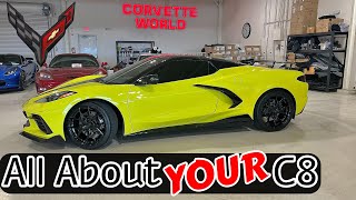 C8 Corvette  New Owners Guide With Robert From Corvette World All About Your C8 [upl. by Devol]