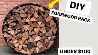 Cheap amp Easy DIY Firewood Rack  Build it in No Time [upl. by Nepets]