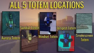 ALL 5 TOTEM LOCATIONS IN FISCH ROBLOX AURORASUNDIALWINDSETTEMPESTSMOKESCREEN [upl. by Virnelli]