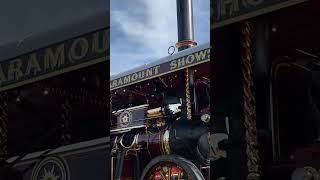 Showmans engine generating at the Bedfordshire Steam and Country Fayre [upl. by Lerak219]