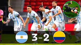 Argentina vs Colombia Copa America 2021  Emiliano Martinez Saved Three Penalty Shootout [upl. by Gregor]