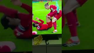 Tsimikas funny 😂😂 stimikas liverpool selebrasigol [upl. by Olwena]