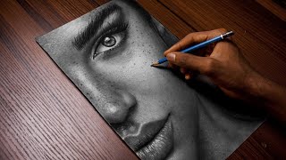 TRYING HYPER REALISM FOR THE FIRST TIME  HYPER REALISTIC DRAWING TUTORIAL FOR BEGINNERS [upl. by Bussey682]