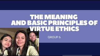 WHAT IS VIRTUE ETHICS ll ATOC RAMISO LAGARAS [upl. by Araiet]