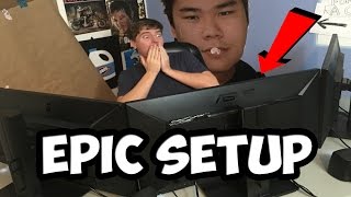 Epic New Gaming And Youtube Setup 2016 [upl. by Emiolhs]