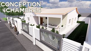 CONCEPTION PROJET RDC 488m² [upl. by Lem843]