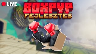 Minecraft BoxPvP Szerver Fejlesztés LIVE [upl. by Otis]