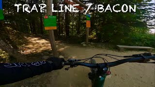 VALEMOUNT BIKE PARK FLOW TRAILS  TRAP LINE  BACON [upl. by Bardo]