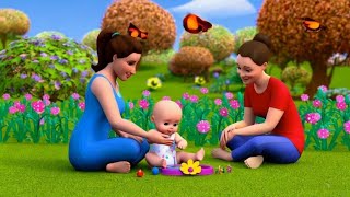 quotसो जा मेरे राजा Daddy aur Mummy ki LoveFilled LoriquotAnimation Cartoon song [upl. by Ahsirt]