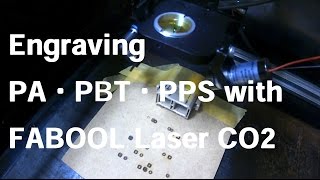 Engraving PAPBTPPS with CO2 Laser Cutter and Engraver [upl. by Mook427]