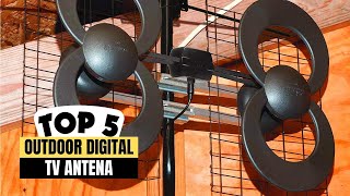 Top 5 Outdoor Antennas for FREE HD TV in 2024 [upl. by Marrin]