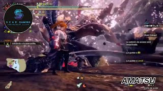 MH RISE SUNBREAK Amatsu Hunting [upl. by Elleira]