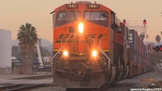 Amtrak BNSF Union Pacific amp Metrolink Trains 122814 [upl. by Consuela]