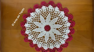 Carpetaposa plato tejido a crochet paso a paso [upl. by Rriocard]