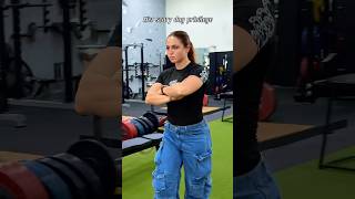 Which are you 😅 ft Salliegracee funny bodybuilding powerlifting fitness gym workout [upl. by Yziar]