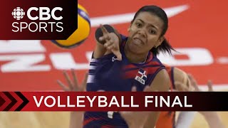 2023 NORCECA Womens Continental Championship Gold Medal Game Highlights Dominican Republic vs US [upl. by Jorin460]