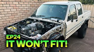 My L67 Engine Won’t Fit In The Hilux 😭 Supercharged Hilux Build PT24 [upl. by Relly350]