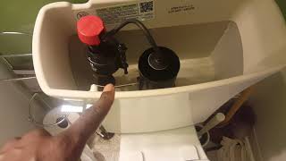 Kohler toilet water leaking repair in one minute [upl. by Nuawaj330]