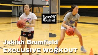 Jakiah quotKIquot Brumfield EXCLUSIVE Workout Footage Before Summer Tournament [upl. by Acissj]