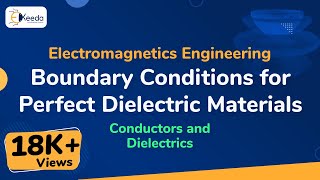 Boundary Conditions for Perfect Dielectric Materials  Conductors and Dielectrics [upl. by Anuahsar62]