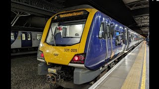 Onboard Northern Class 331005 PrestonBuckshaw Parkway [upl. by Nessa]