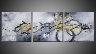 Abstract acrylic painting demo video  Ulex Minor by John Beckley [upl. by Odnomor45]