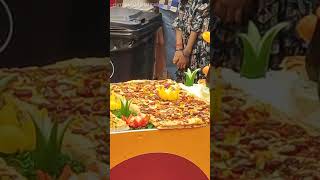 The biggest Pizza made in the Lulu hypermarketFahaheelbigpizza lulumallfahaheel kuwaitevents [upl. by Fugere382]