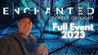 Descanso Gardens  Enchanted Forest of Light 2023  Full Tour [upl. by Asiret]