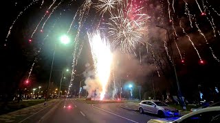 MEGA SHOW DE REVELION Artificii Mari  Sheluri Timisoara 2024  Fireworks Shells Compilation [upl. by Aneetsirk]