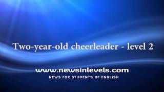 Two year old cheerleader  level 2 [upl. by Zarla]