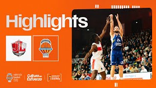 🏀 HIGHLIGHTS  J9 BKT EuroCup en JL Bourg 96107  Valencia Basket [upl. by Khudari]