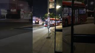 London Bus Route 366 speeding round Gallions Reach london [upl. by Maher]