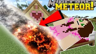 Minecraft METEORS NOTHING SURVIVES THESE DISASTERS Custom Command [upl. by Fidelio749]