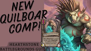 Hearthstone Battlegrounds Guide  Quilboar Comp Guide  Aggem Menagerie [upl. by Nnire]