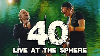 U2 plays 40 on the final night at The Sphere ❤️ [upl. by Nerdna]