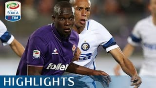 Fiorentina  Inter 54  Highlights  Giornata 33  Serie A TIM 201617 [upl. by Fidole]