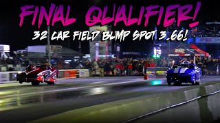 Final Qualifier  32 Car Field Bump Spot 366  The World Series of Pro Mod [upl. by Lebazi]