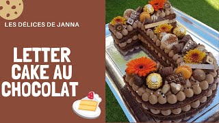 Recette du meilleur letter cake au chocolat🍫😋 [upl. by Neelyam]