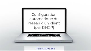 Configuration automatique client DHCP [upl. by Lamond]